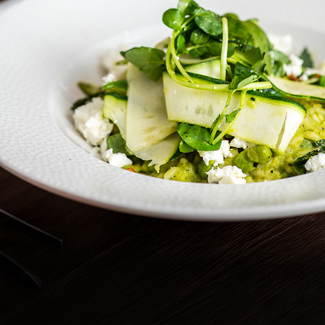 Vegan menu at The George & Dragon